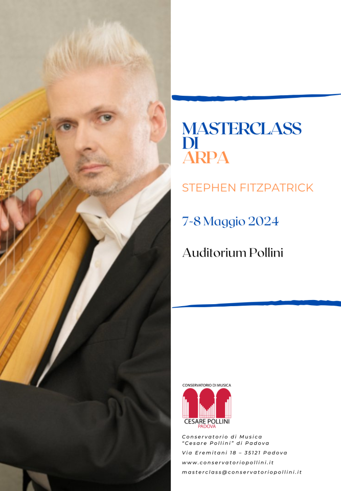 Masterclass di arpa con Stephen Ftitzpatrick