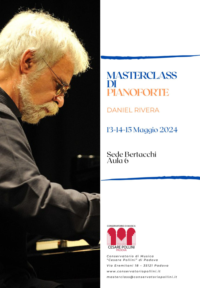 Masterclass di pianoforte con Daniel Rivera