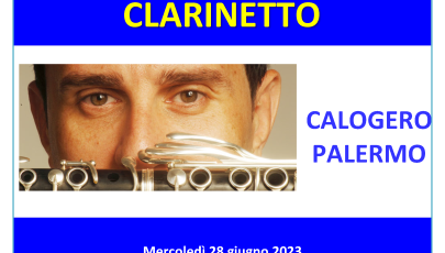 Masterclass di Clarinetto con CALOGERO PALERMO