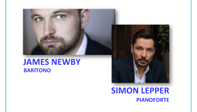 Masterclass ART SONGS - per duo canto e pianoforte con James Newby (baritono) e Simon Lepper (pianoforte)