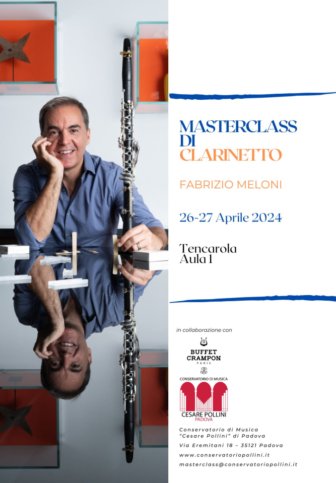 Masterclass di clarinetto con Fabrizio Meloni