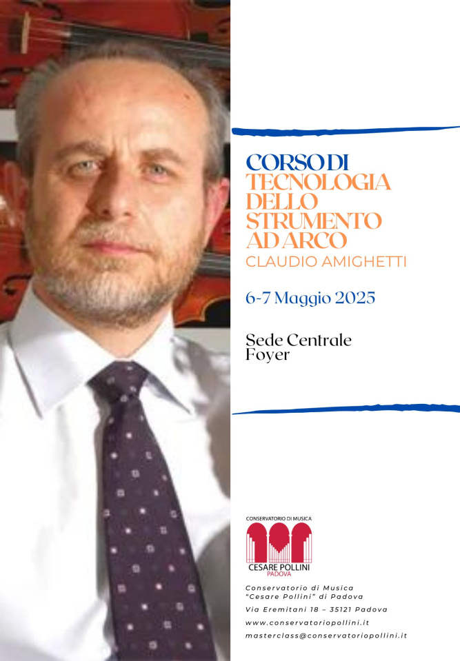 Corso di tecnologia dello strumento ad arco con Claudio Amighetti