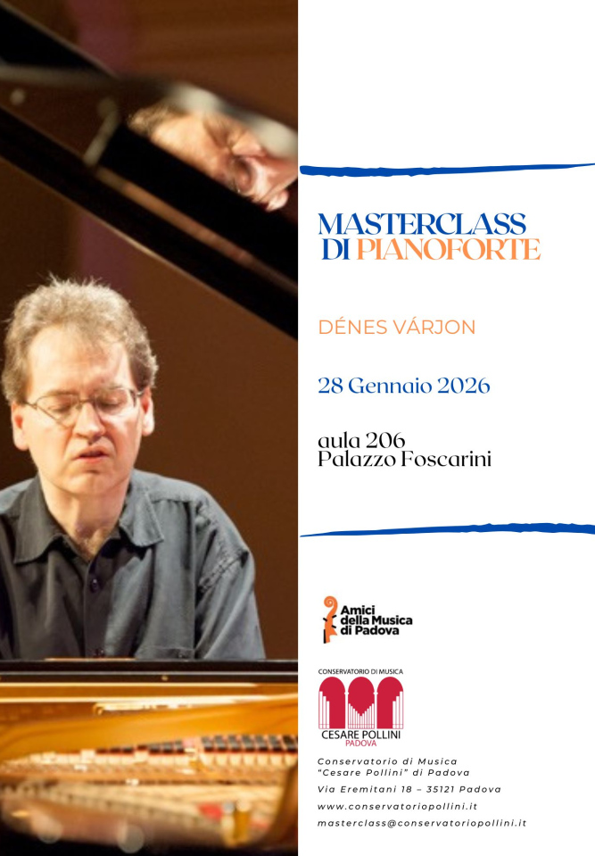 Masterclass di pianoforte con Dénes Várjon