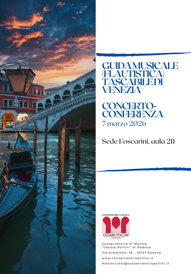 GUIDA MUSICALE (FLAUTISTICA) TASCABILE DI VENEZIA
