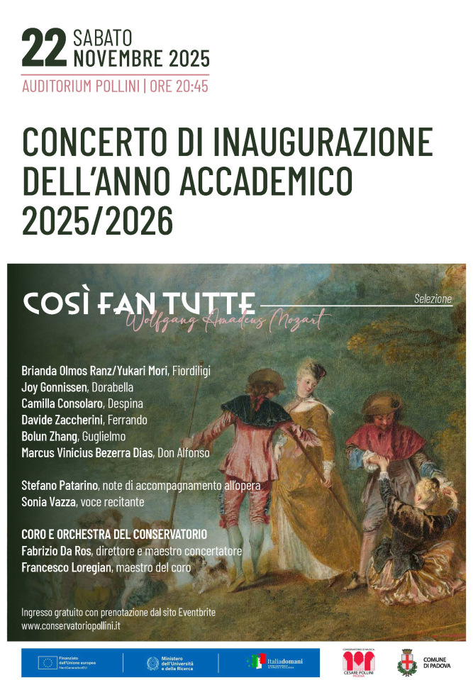 Inaugurazione dell'anno accademico 2025/2026
