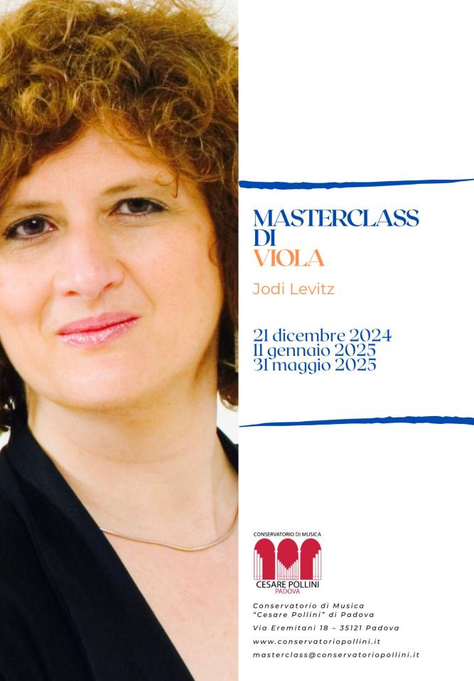 Masterclass di viola con Jodi Levitz