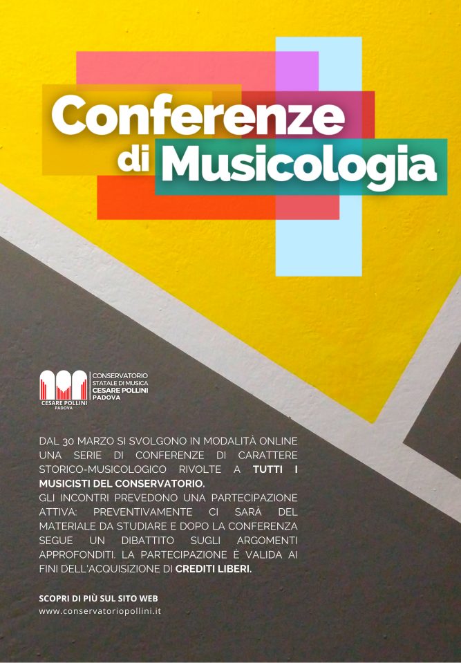 Conferenze di Musicologia