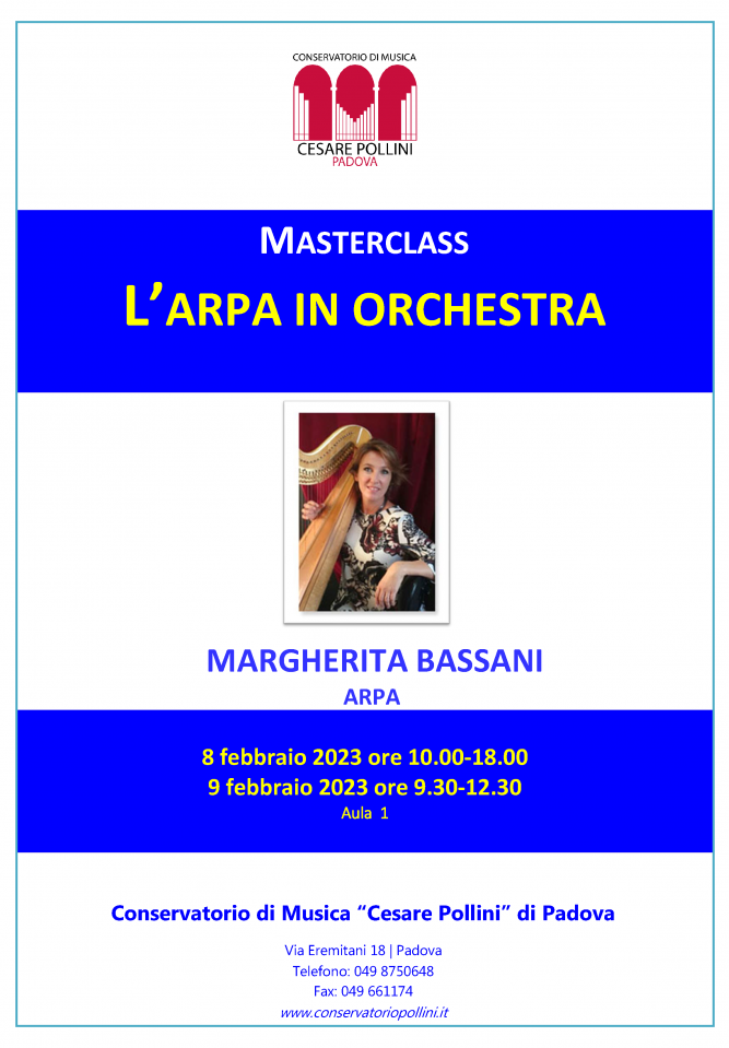Masterclass di Arpa - Margherita Bassani