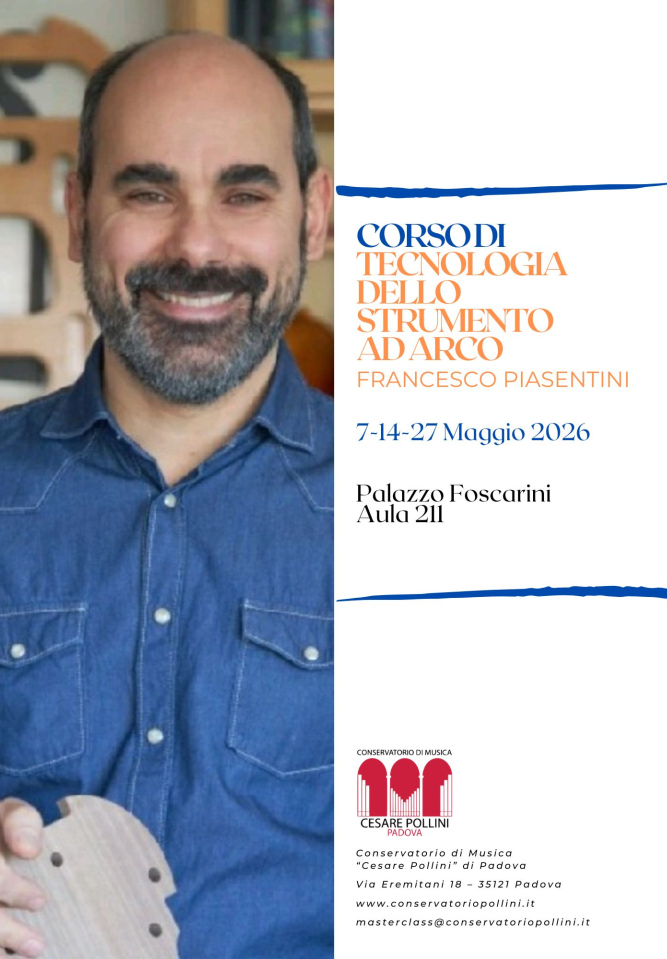 Corso di tecnologia dello strumento ad arco con Francesco Piasentini