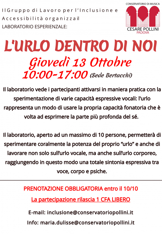 L'URLO DENTRO DI NOI